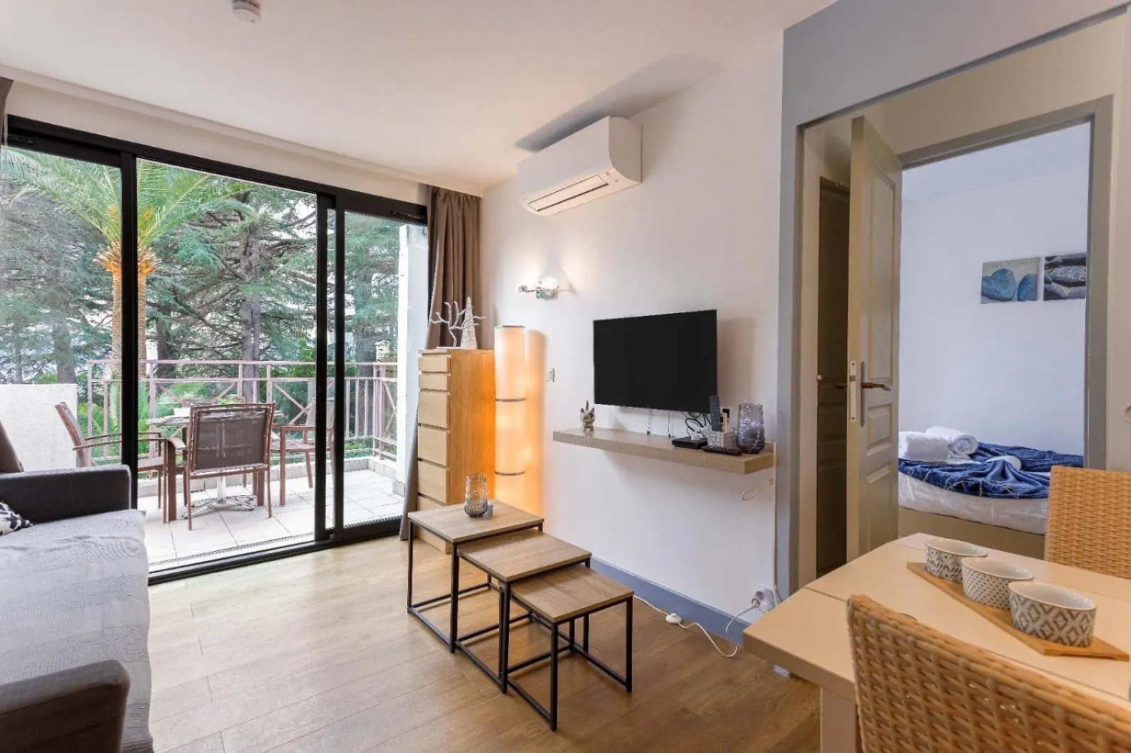 Апартаменты Cosy Francia - Terrasse, Piscine, Parking, Clim Канны
